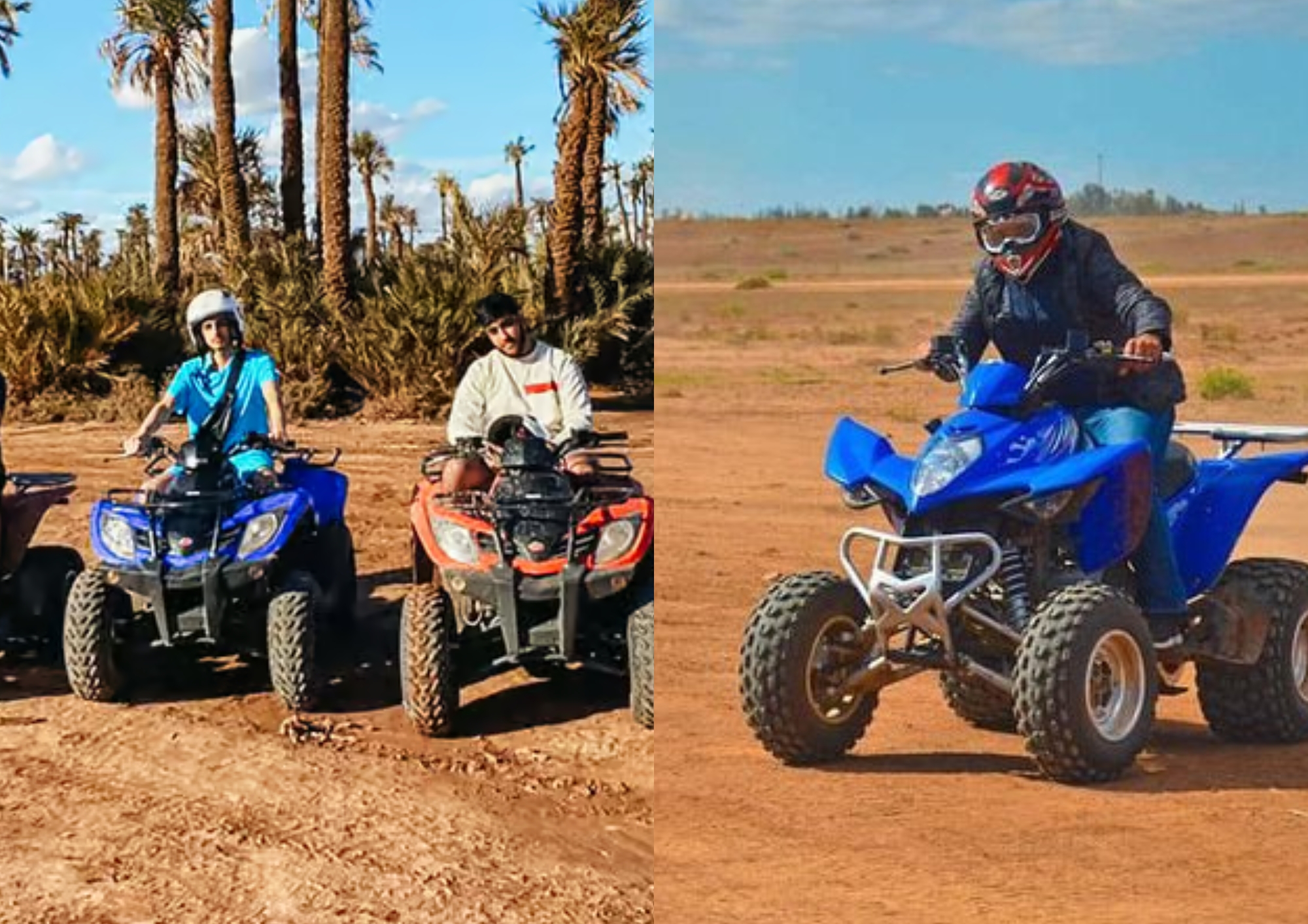 Palm Grove Camel Ride & Quad Biking Adventure Experience in Marrakech