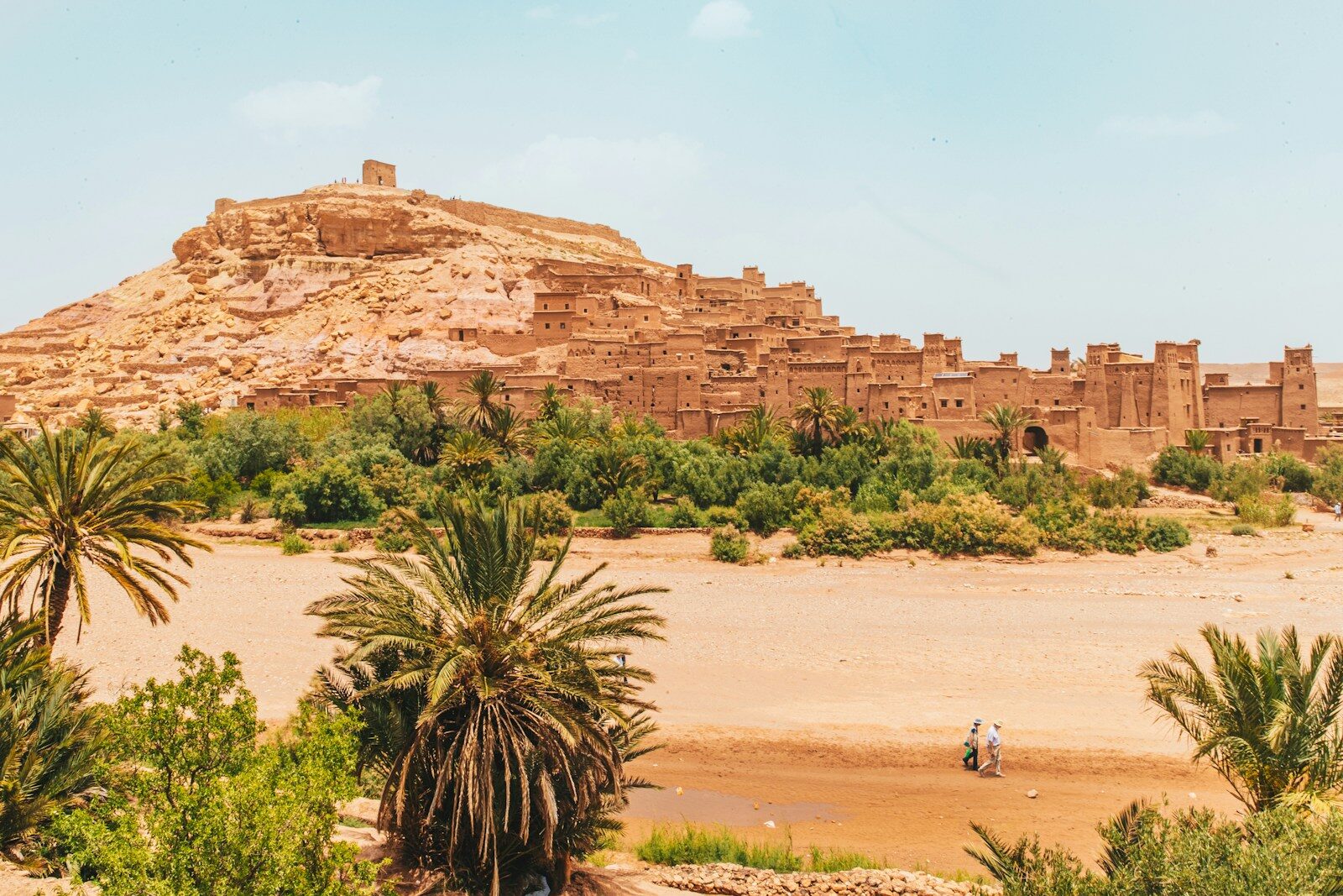 Valley landscapes approaching Ouarzazate