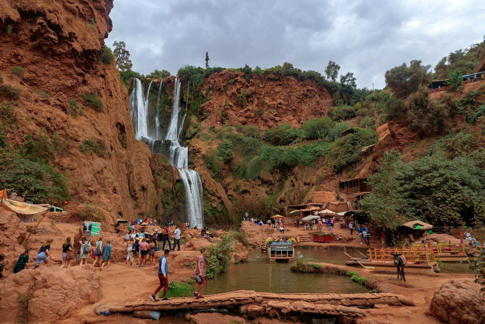 Aesthetic scenery of cascades in Morocco